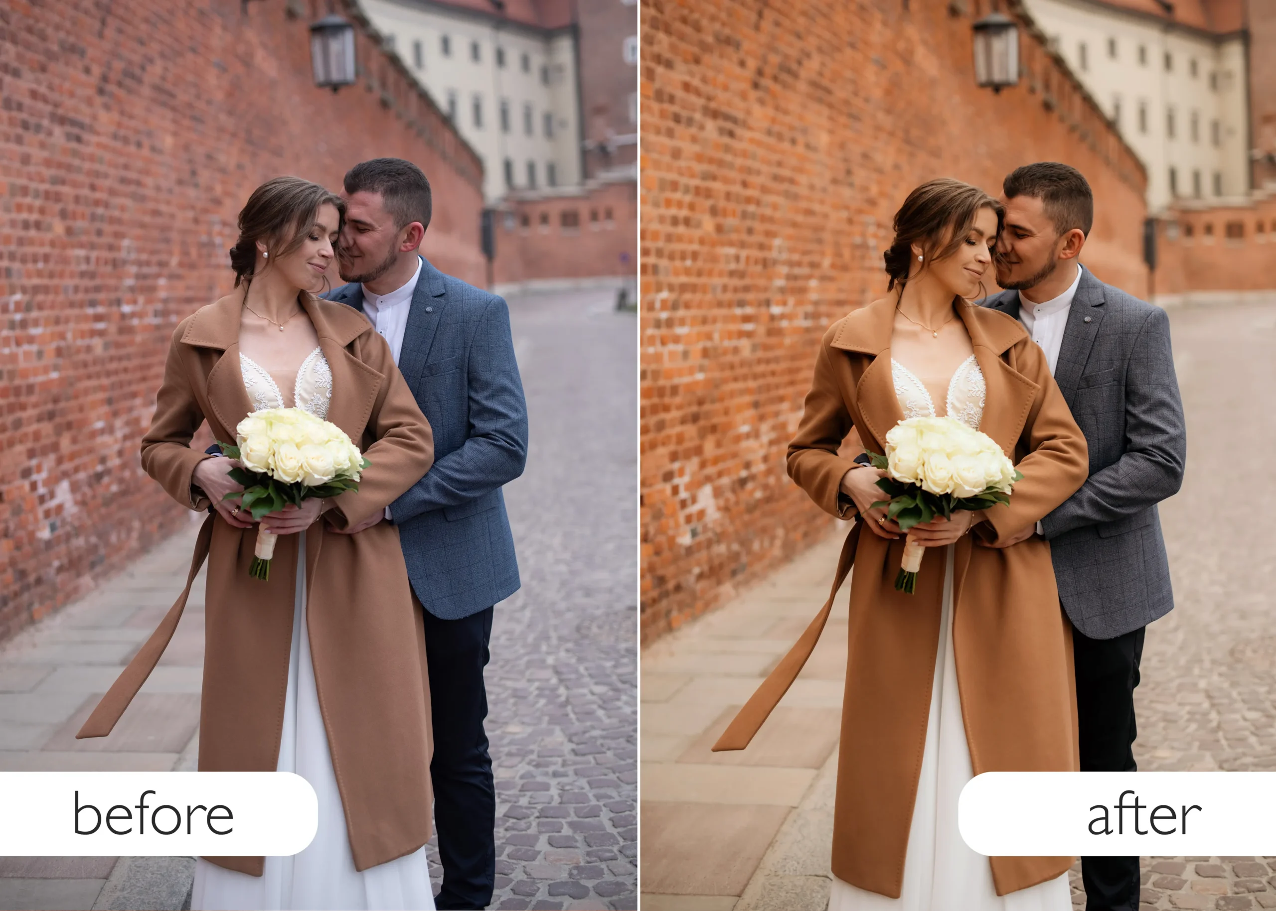 Color Correction - Post Production Services for Wedding Photographers