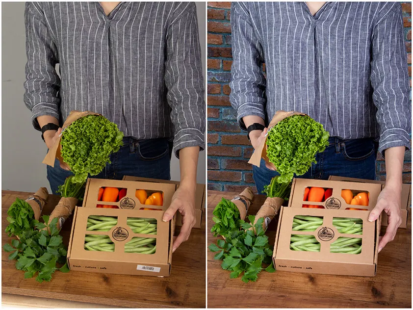 Food Photo Editing Remove unwanted Project